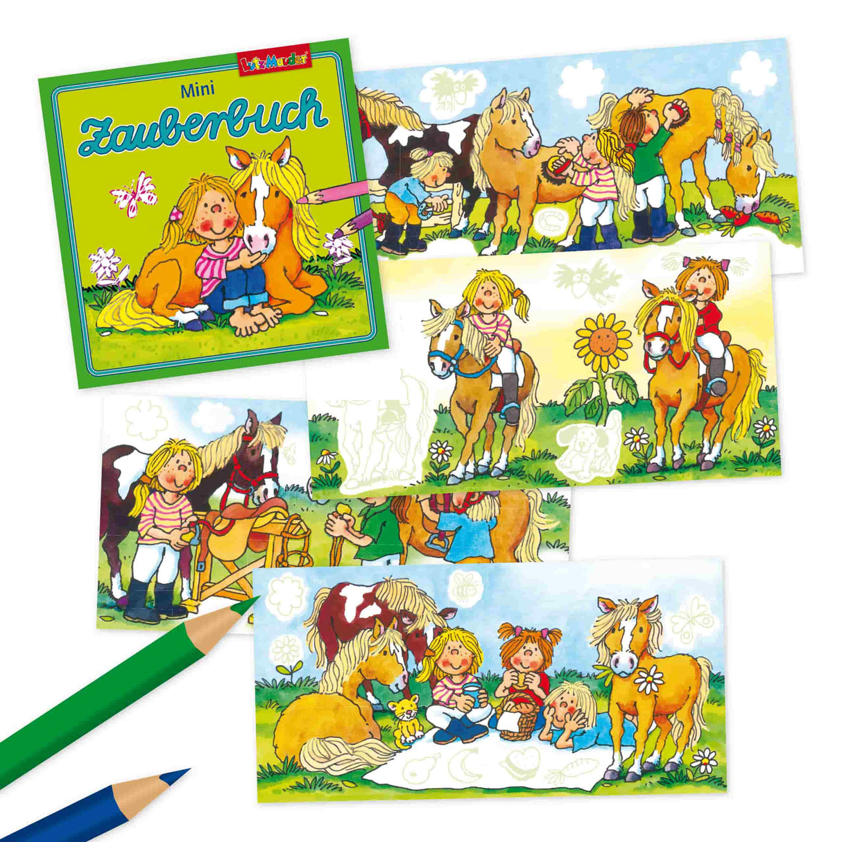 Mini Zauberbuch Mädchen assortiert