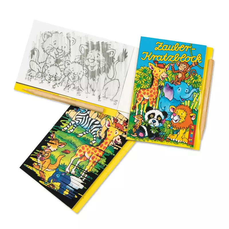 Zauberkratzblock Mini assortiert