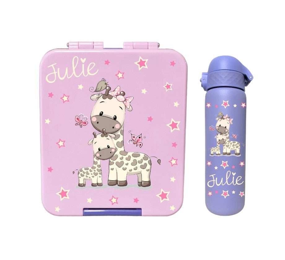 SET Znünibox und Thermosflasche Baurelia Box Midi mit Ion8 500ml Flieder