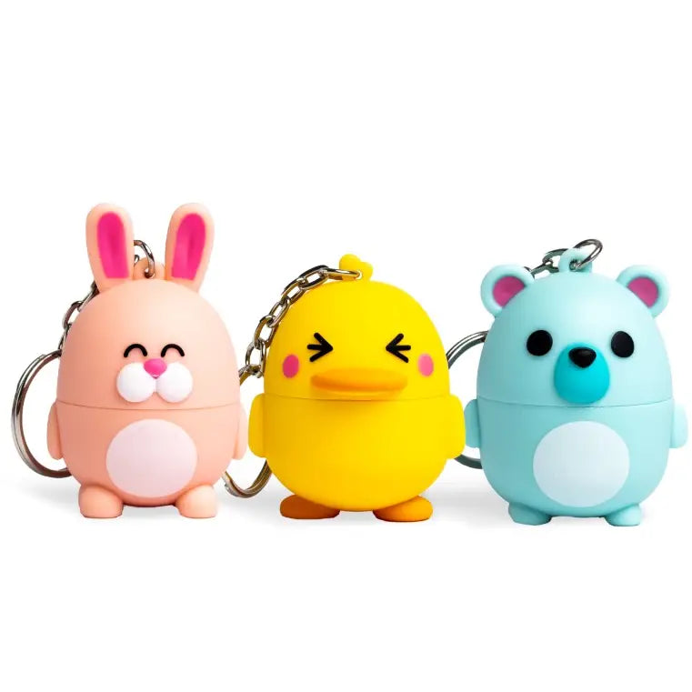 Lippenbalsam Martinelia Tiere mit Schlüsselanhänger