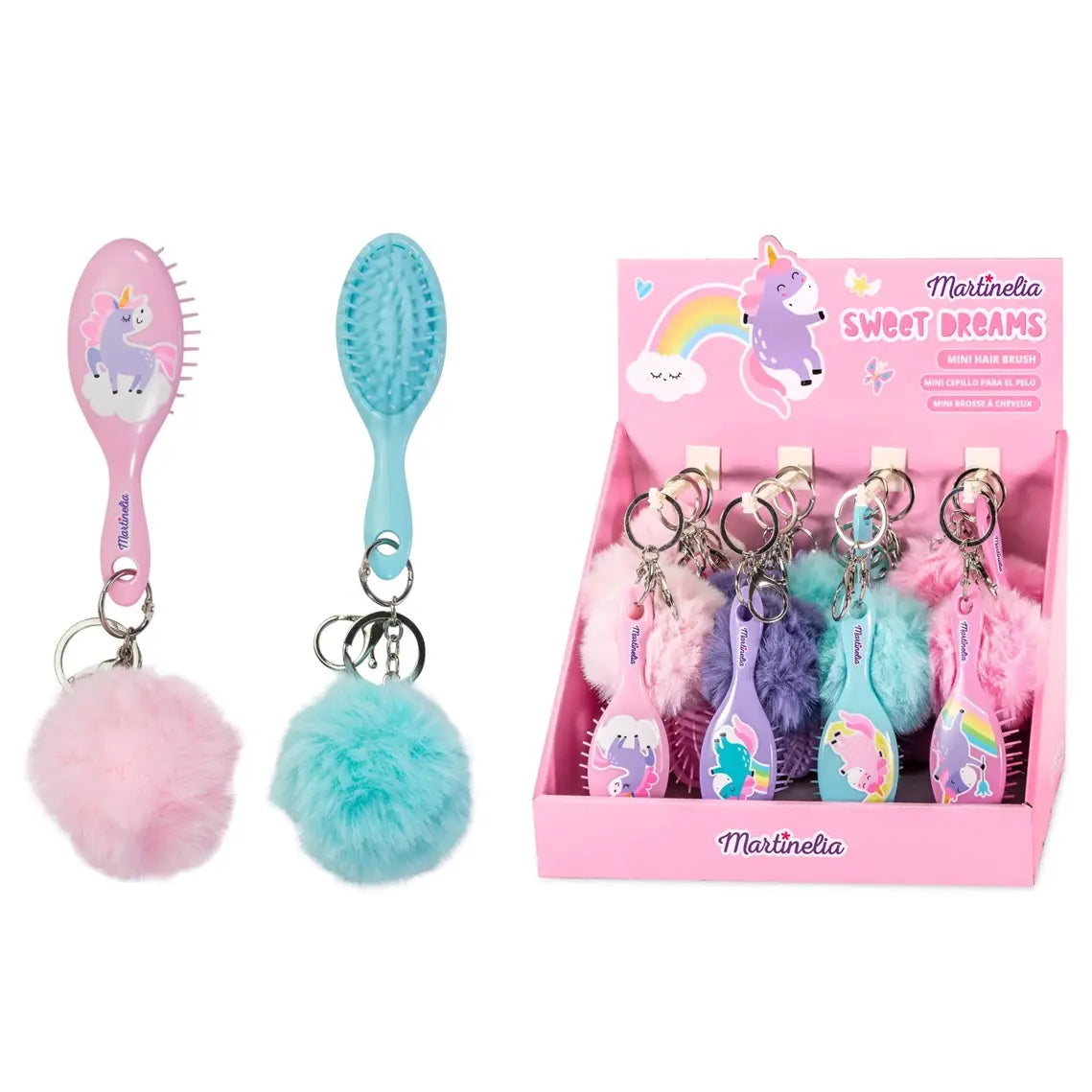 Martinelia Mini-Bürste mit Pompon