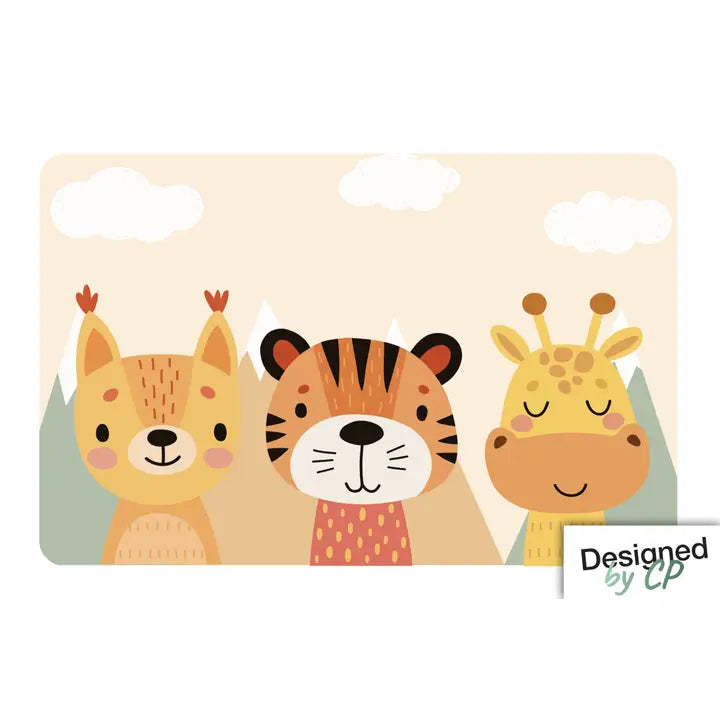 Kinder Tischset Tierfreunde