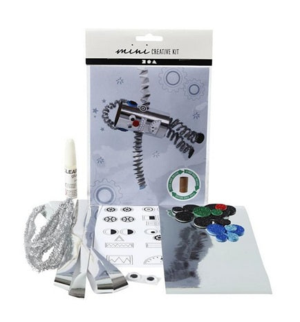 Bastelset Mini WC-Papier-Rollen-Roboter