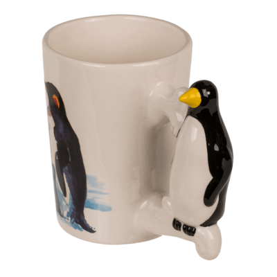 Kinder Porzellantasse 3D Pinguin