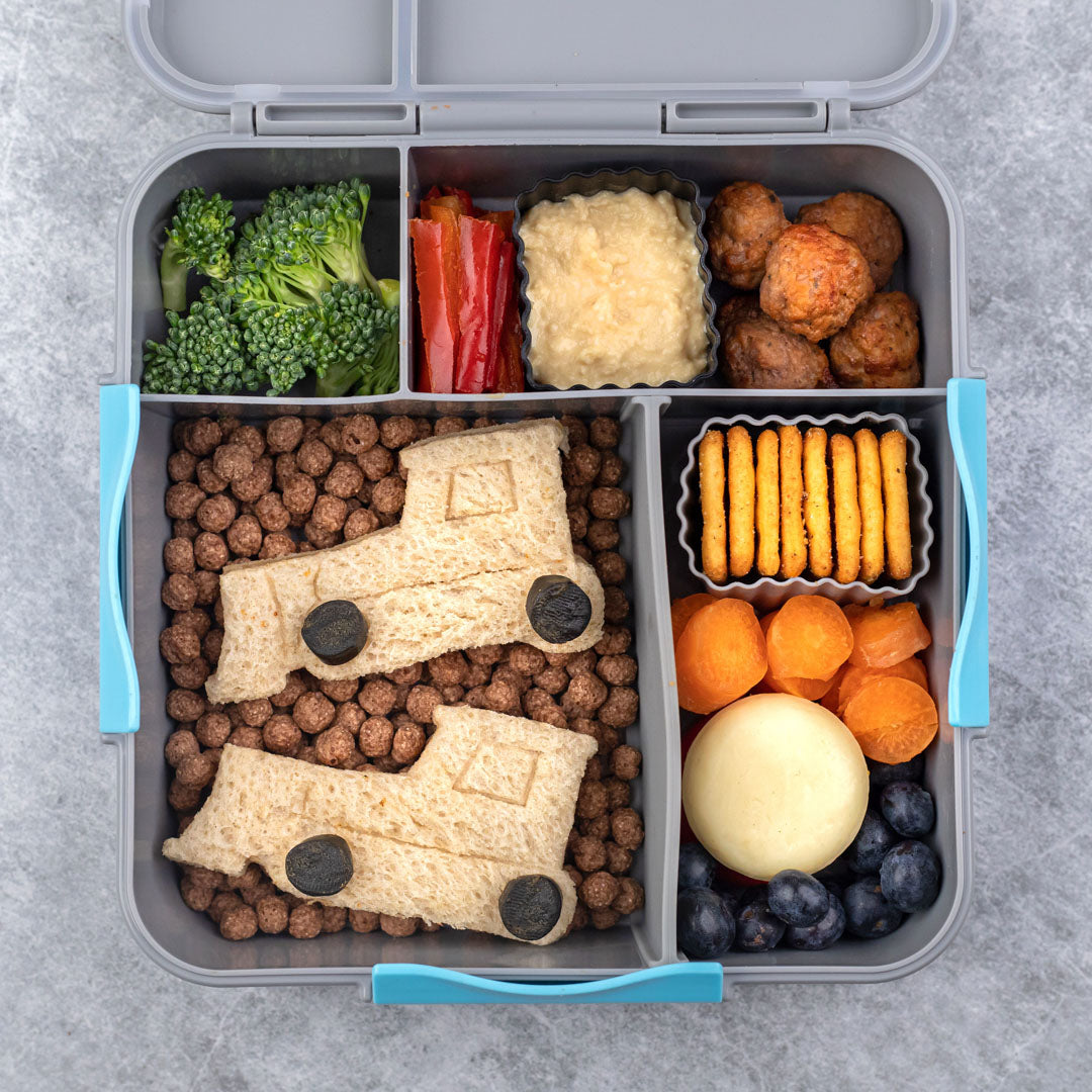 Ausstechformen Lunch Punch Sandwich Baufahrzeuge