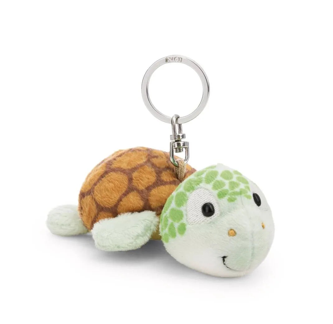 Schlüsselanhänger Plüsch Schildkröte liegend