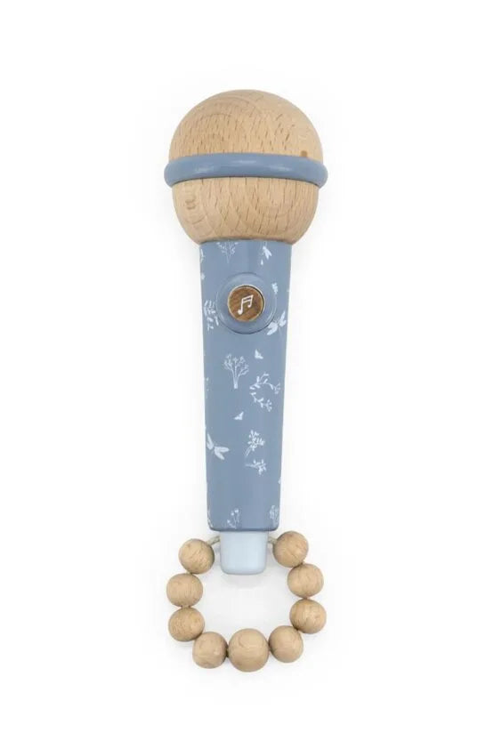 Label Label Mikrofon Blau