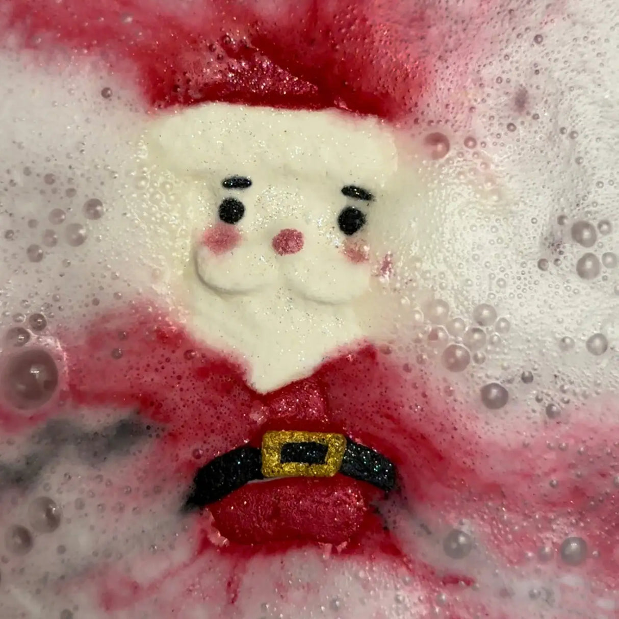 Badekugel handgemacht Weihnachten Weihnachtsmann