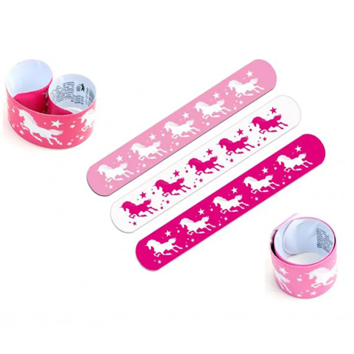 Schnappband Einhorn pink assortiert