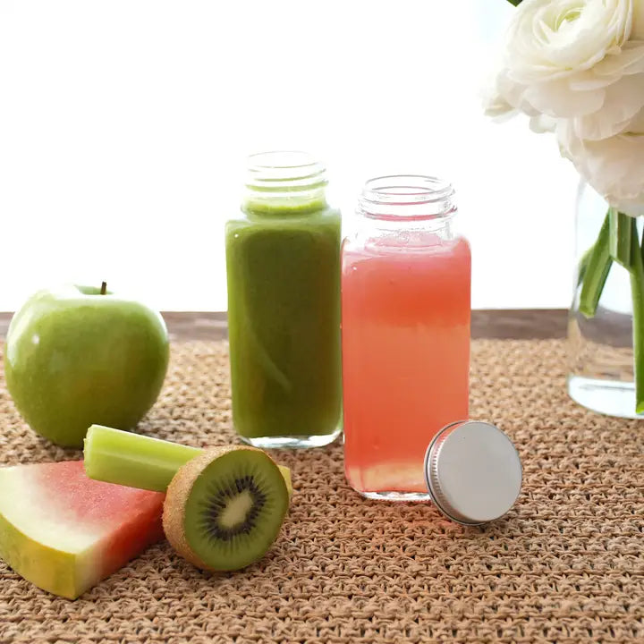 Smoothie Glasflaschen 6er Pack