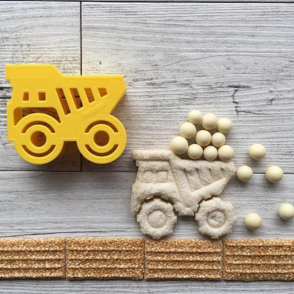 Ausstechformen Lunch Punch Sandwich Baufahrzeuge