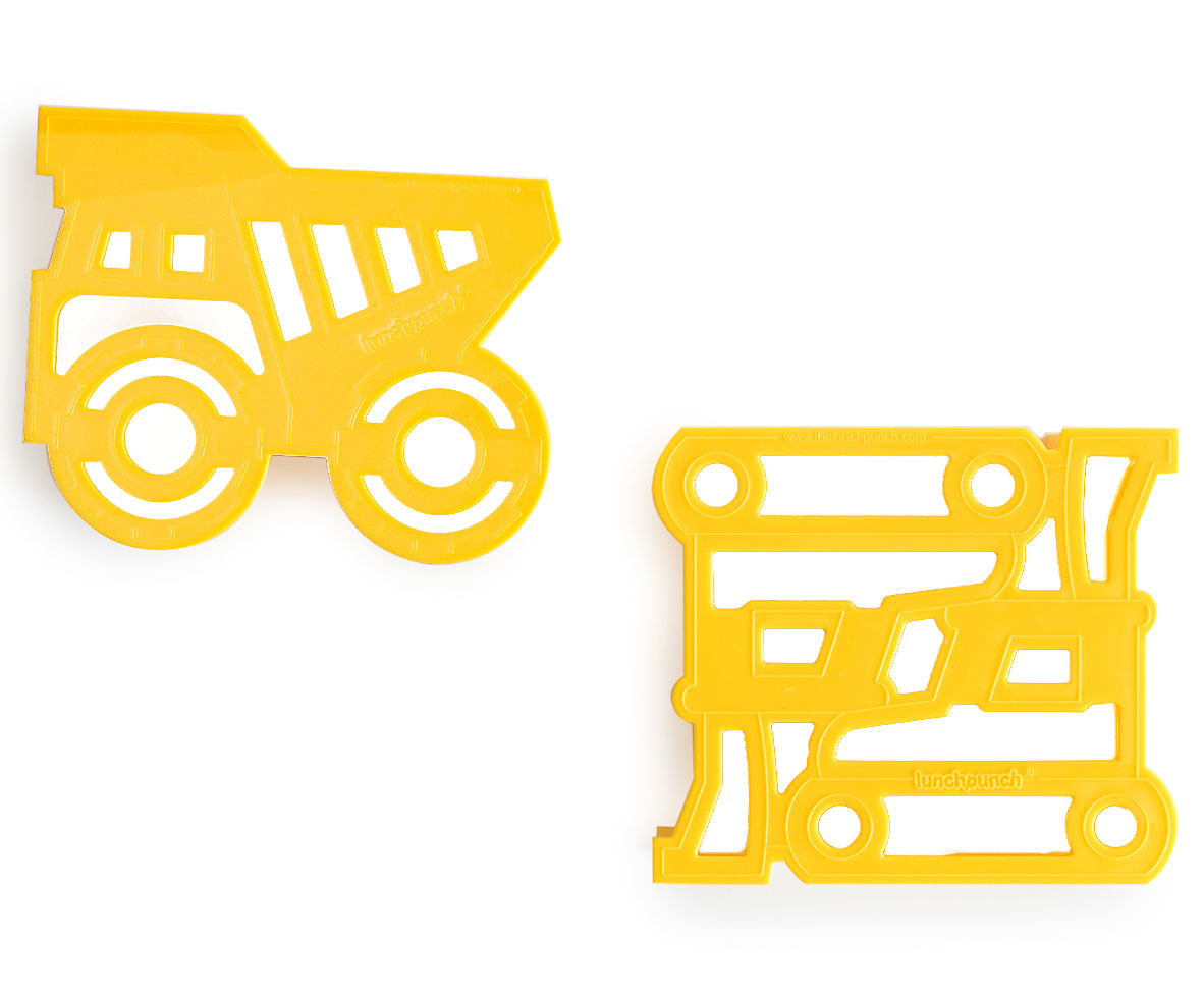 Ausstechformen Lunch Punch Sandwich Baufahrzeuge