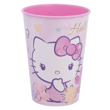 Comic Zahnputz Trinkbecher Hello Kitty klein