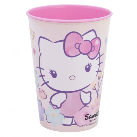 Comic Zahnputz Trinkbecher Hello Kitty klein
