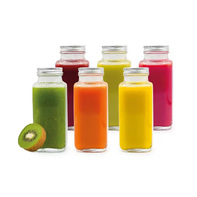 Smoothie Glasflaschen 6er Pack