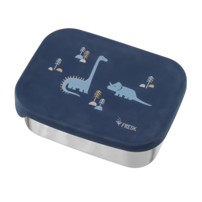 Edelstahl Znünibox Fresk Dino