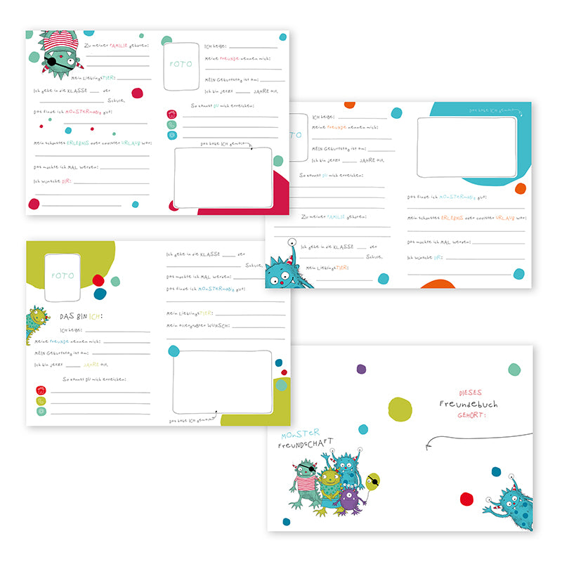 Freundebuch - Monsterchen