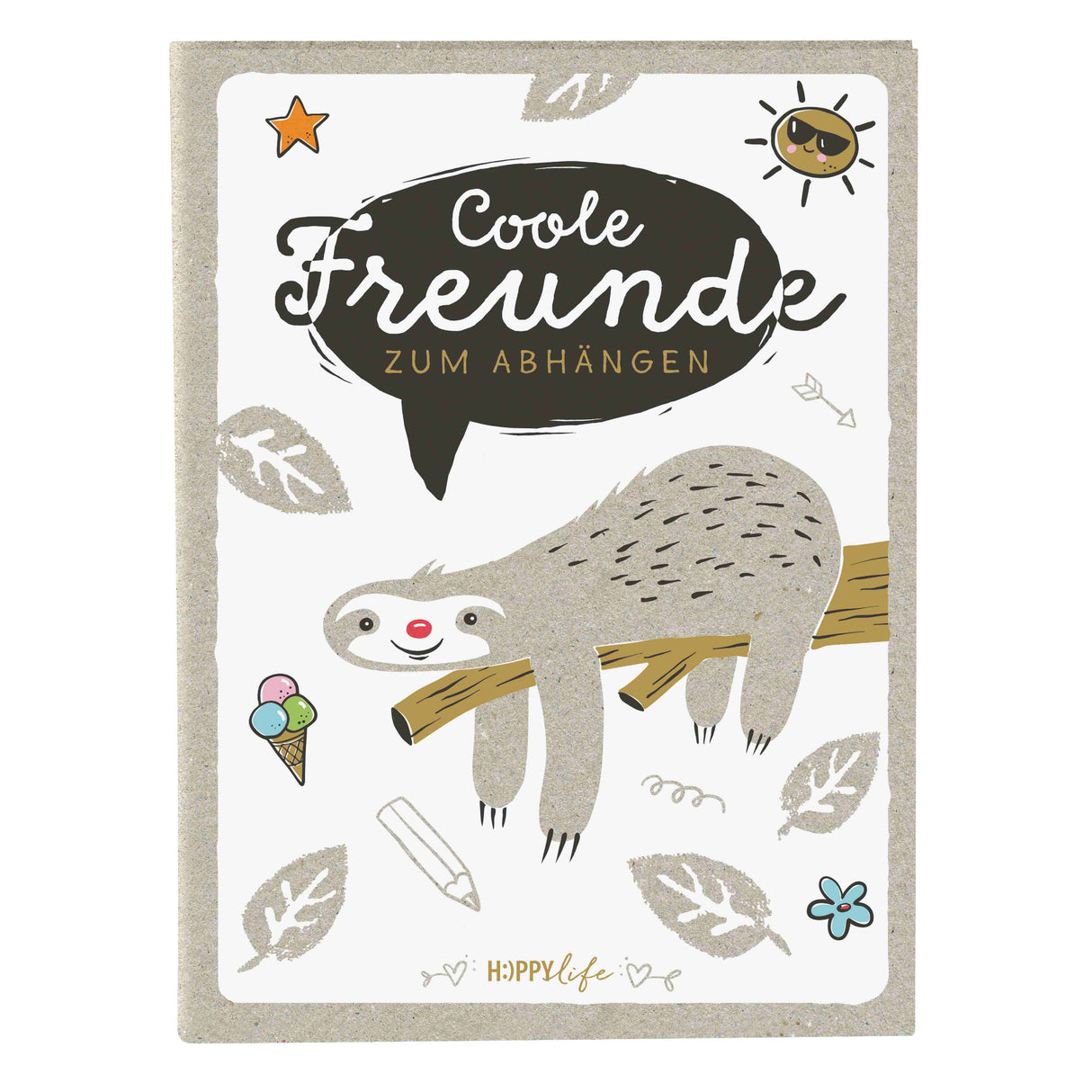 Freundebuch für Kinder - Faultier