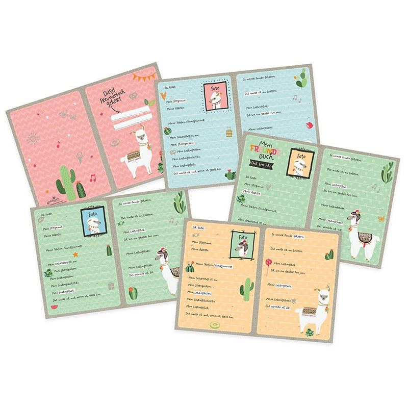 Freundebuch für Kinder - Lama