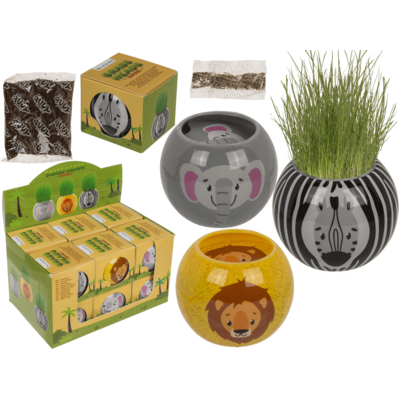 Graskopf Mini Zootiere assortiert