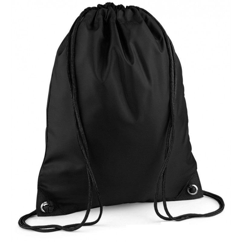 Turnbeutel Kinder Polyester Schwarz
