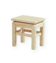 Wichtelzubehör Holzhocker