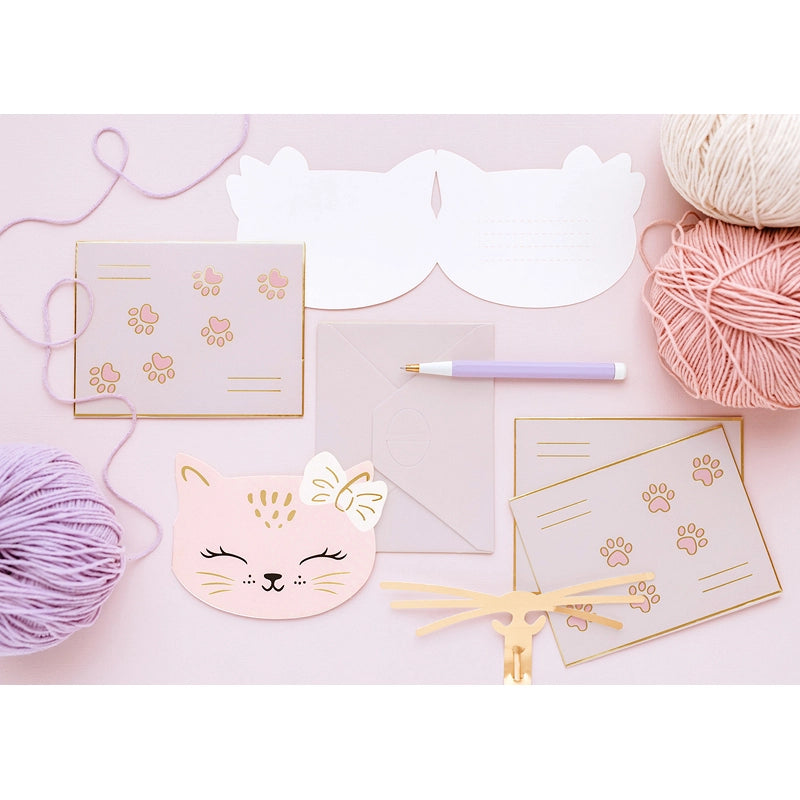 Einladungskarten Kindergeburtstag Katze