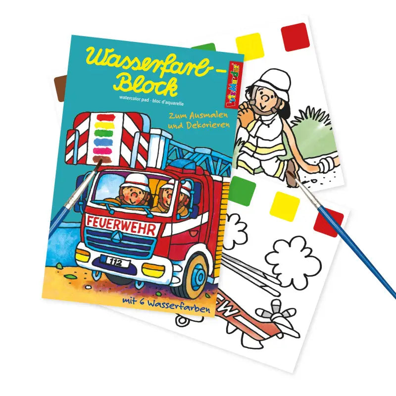 Magischer Malblock Feuerwehr