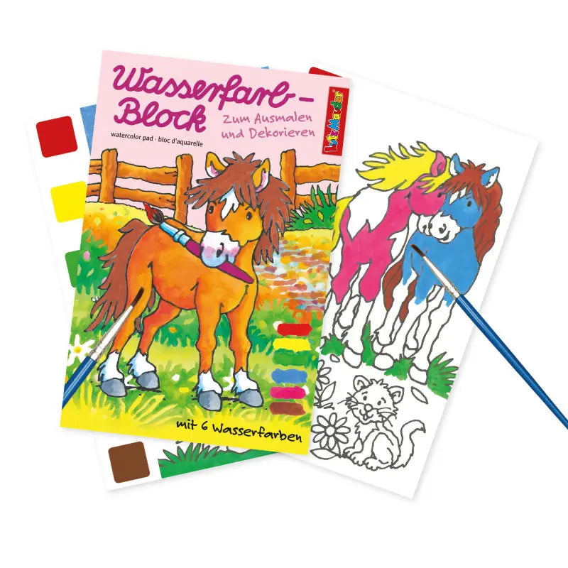 Magischer Malblock Pferde