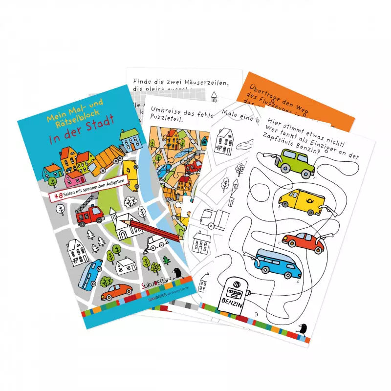 Rätselblock Suku in der Stadt