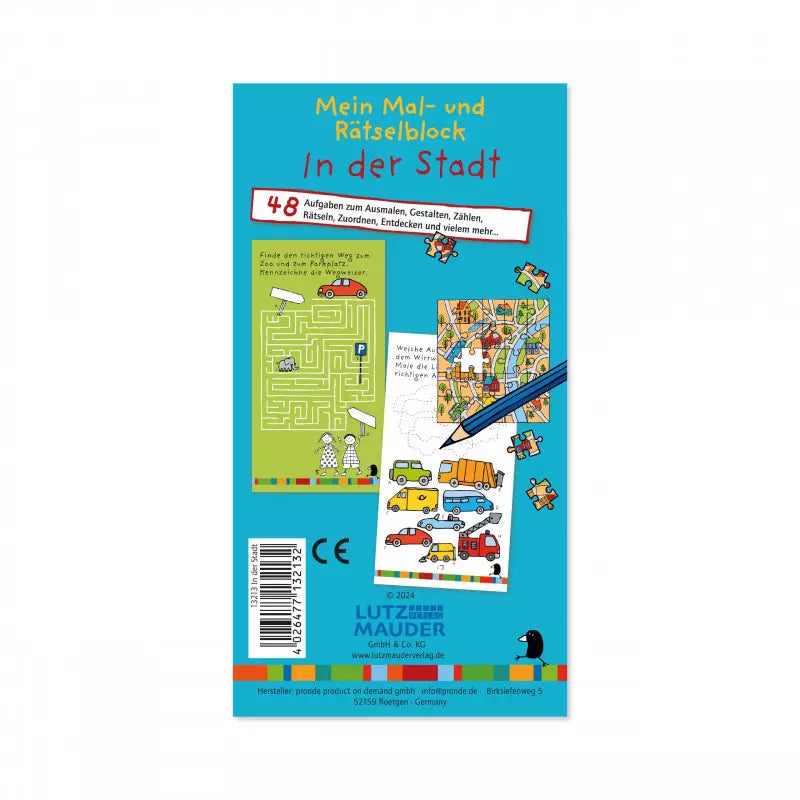 Rätselblock Suku in der Stadt