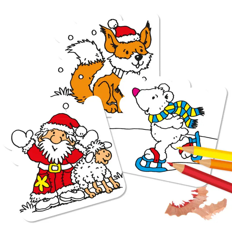 Stanzausmalbuch Weihnachten