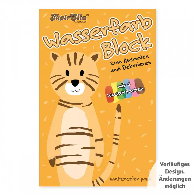 Magischer Malblock Tiger