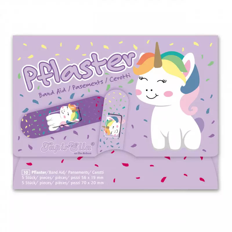Kinderpflaster Einhorn Comic