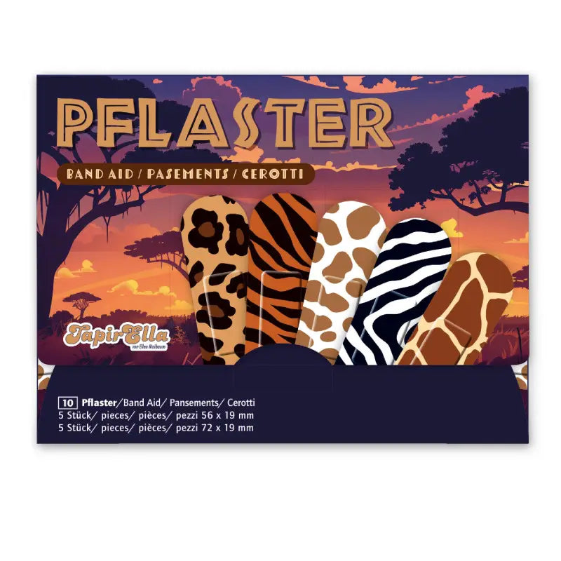 Kinderpflaster Safari Muster