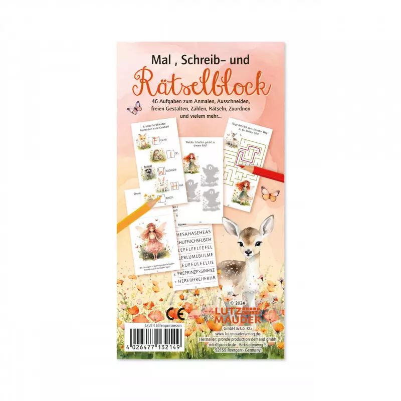 Rätselblock Elfenprinzessin