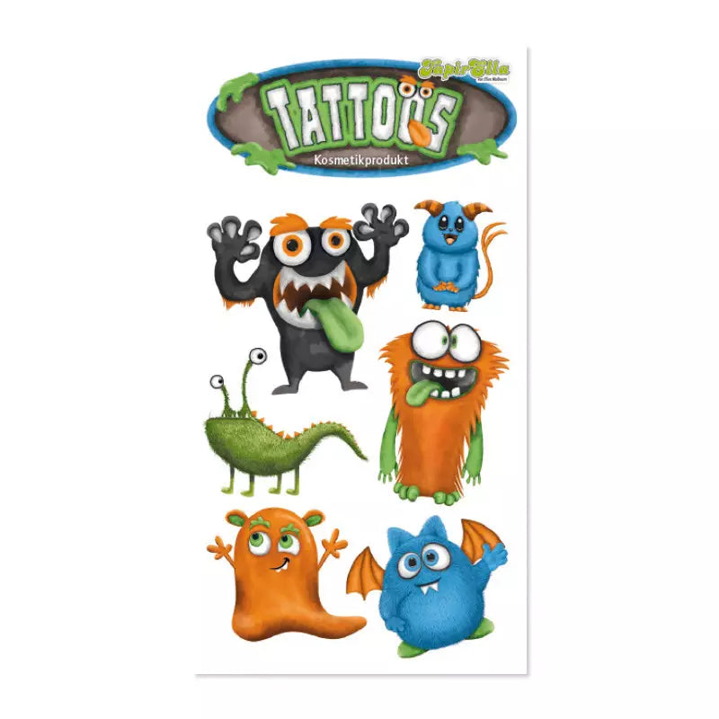 Kinder Tattoo Monster