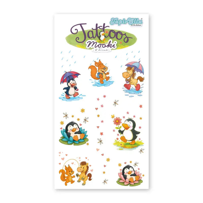 Kinder Tattoo Mooki and Friends