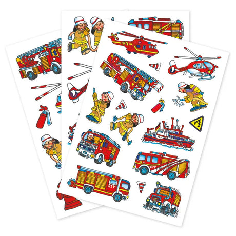 Kinder Tattoo Tapirella Feuerwehr