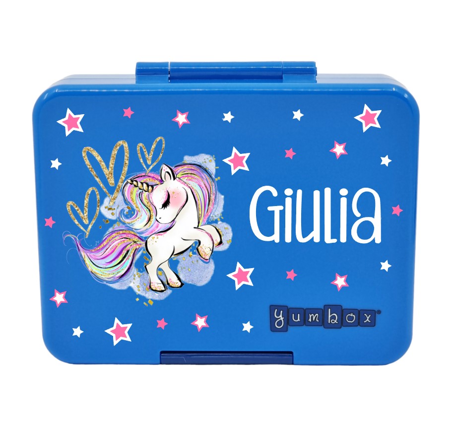 Znünibox Yumbox Mini Snack Surf Blue Dinosaurier