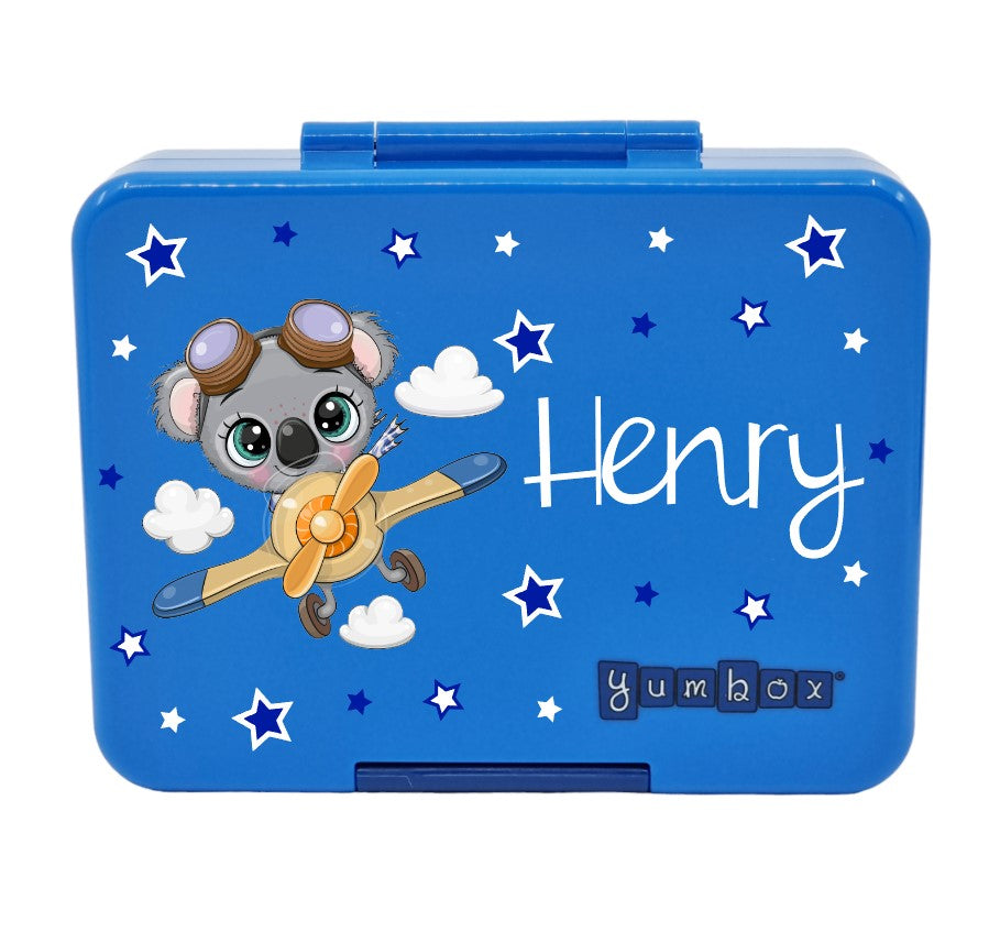 Znünibox Yumbox Mini Snack Surf Blue Dinosaurier