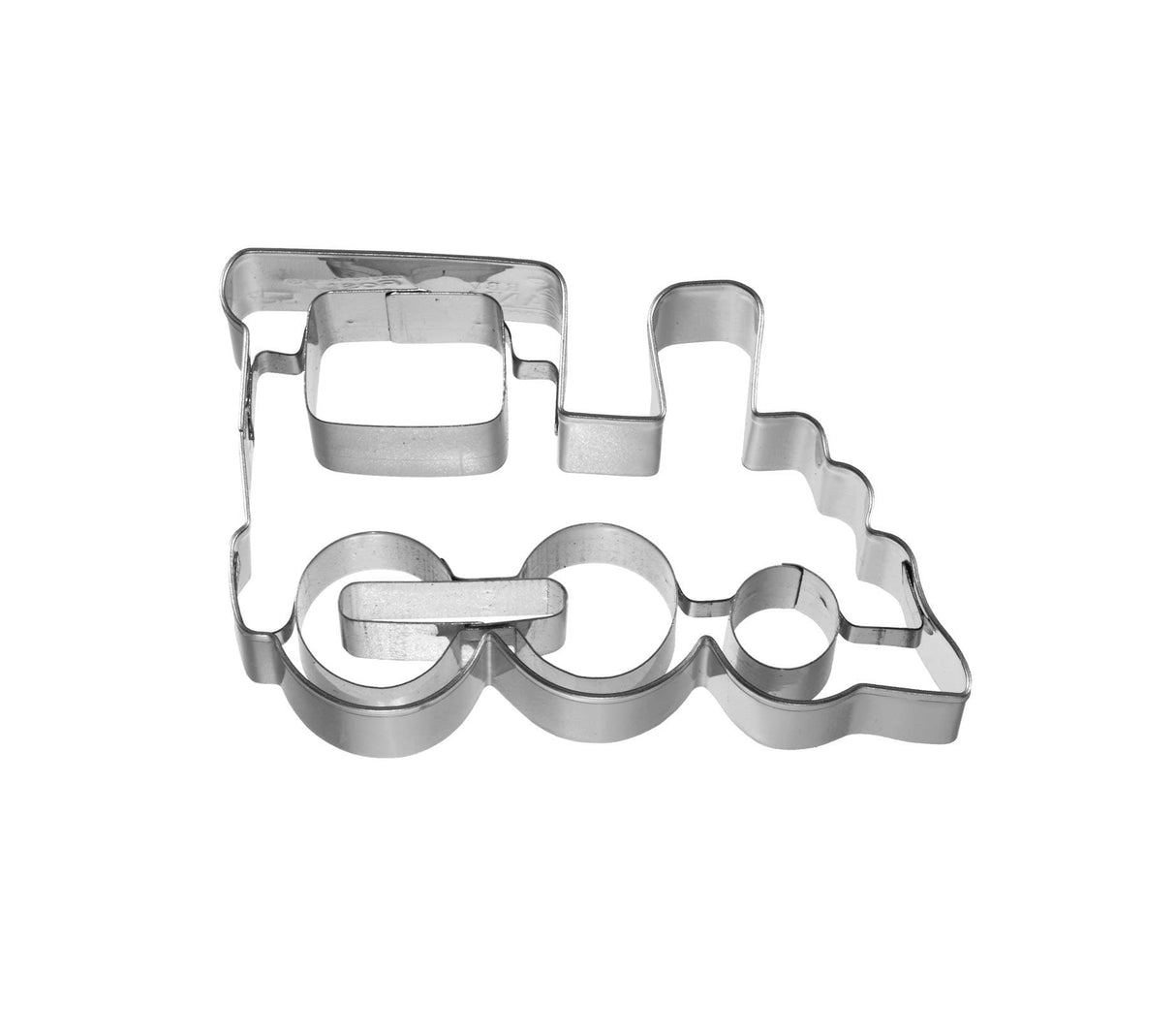 Edelstahl Ausstechform Eisenbahn mit Prägung