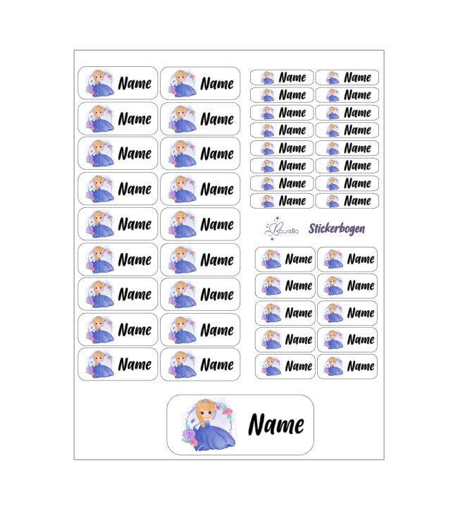 Stickerset Baurelia Prinzessin 1