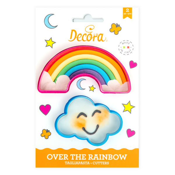 Ausstechformen Set Decora Regenbogen und Wolke