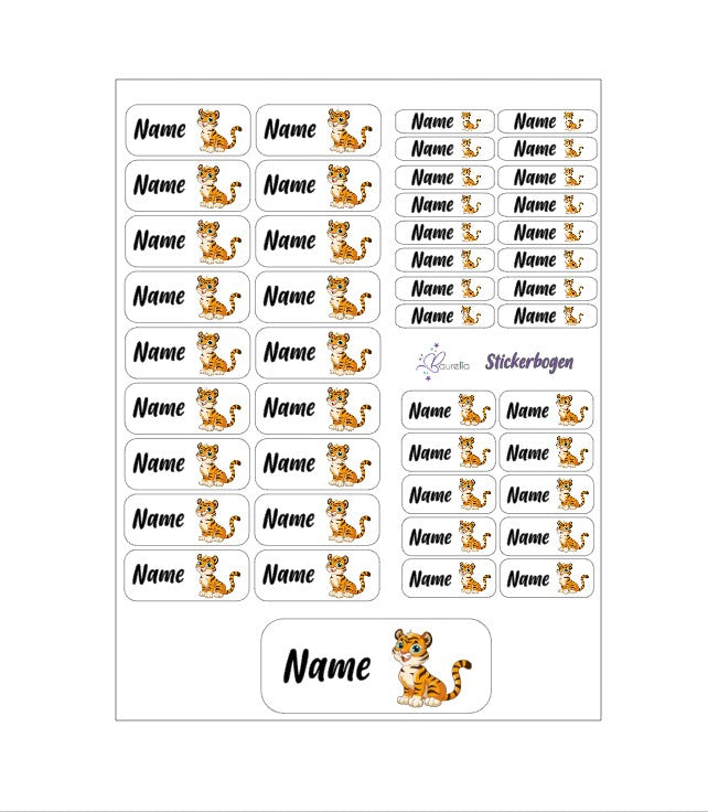 Stickerset Baurelia Tiger 2