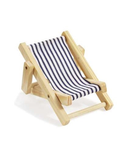 Wichtelzubehör Liegestuhl Blau