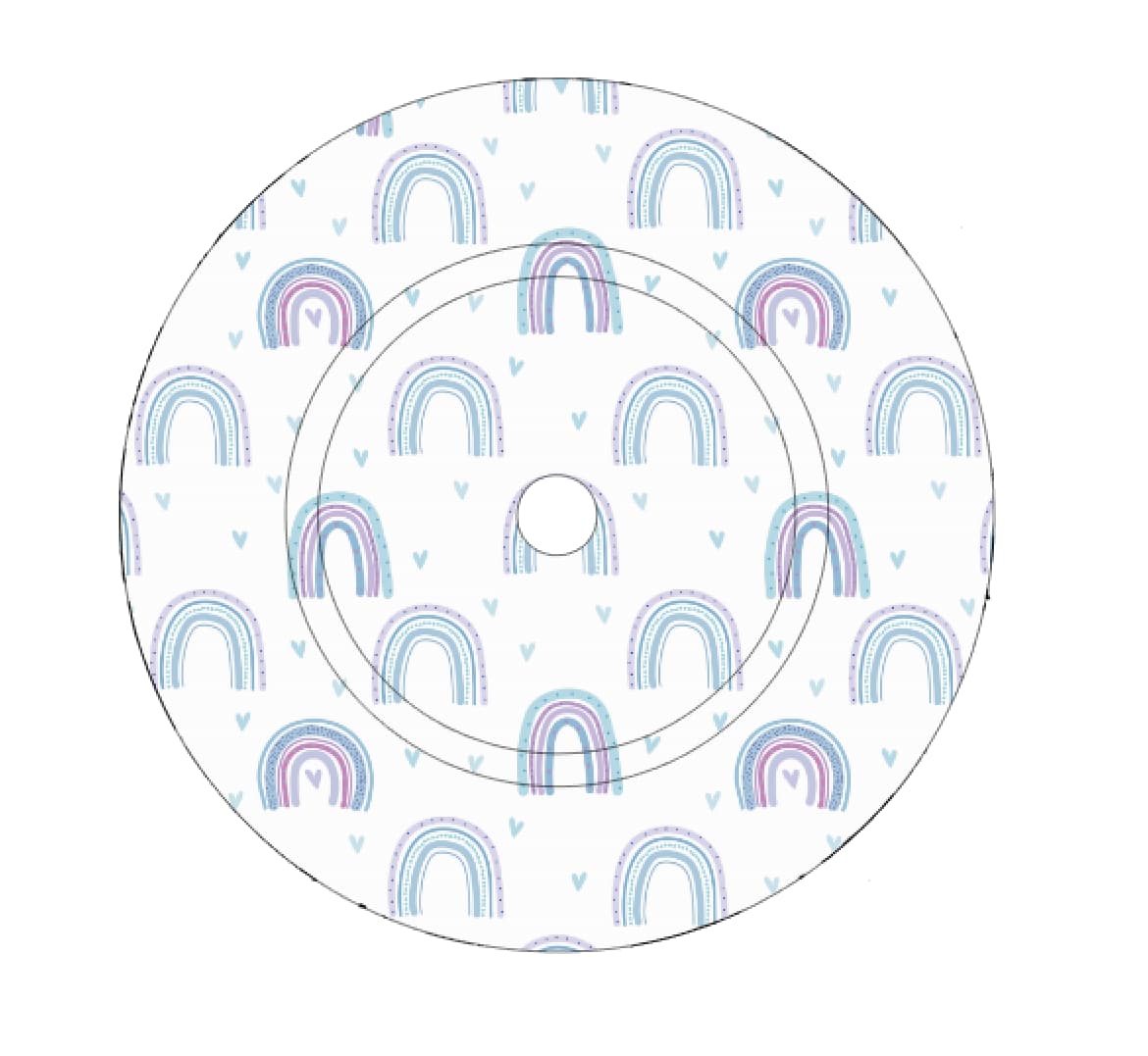 Schutzfolie Toniebox Ladestation Regenbogen 4