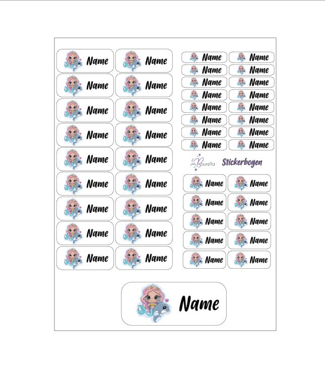 Stickerset Baurelia Meerjungfrau 2