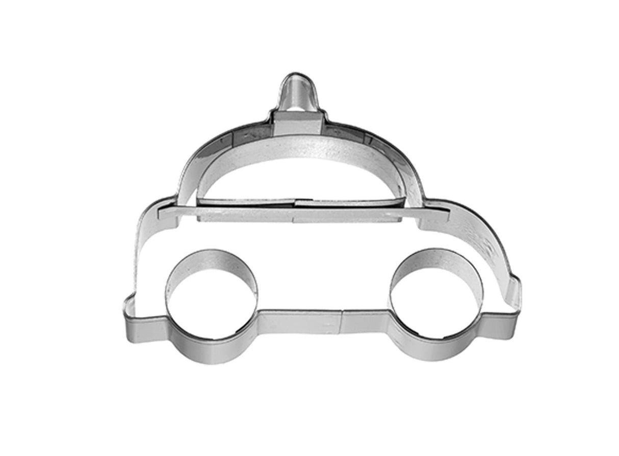 Edelstahl Ausstechform Polizeiauto mit Prägung