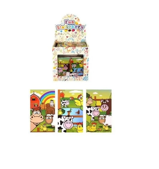 Notizblock Bauernhoftiere assortiert